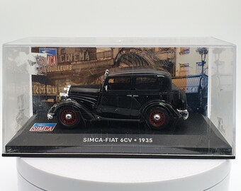 Fiat Simca Balilla 4-speed Newsstand 1/43 Black