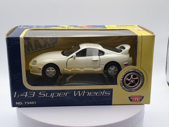 80s TOYOTA SUPRA トヨタ スープラ　シガーケース 置物 メッキ Toyota Supra A 80 Motormax 1/43 White - Etsy