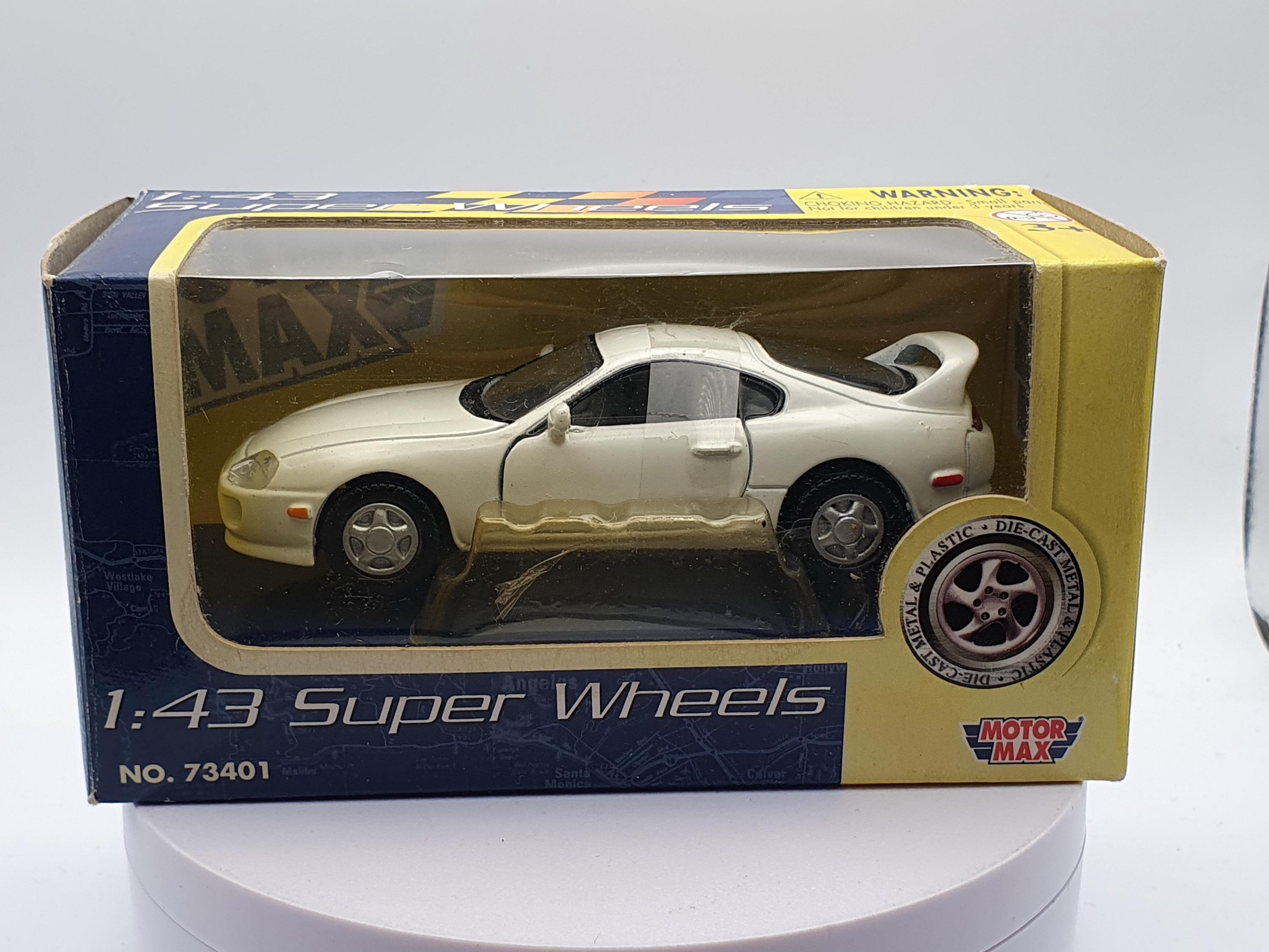 Toyota Supra A 80 Motormax 1/43 White - Etsy