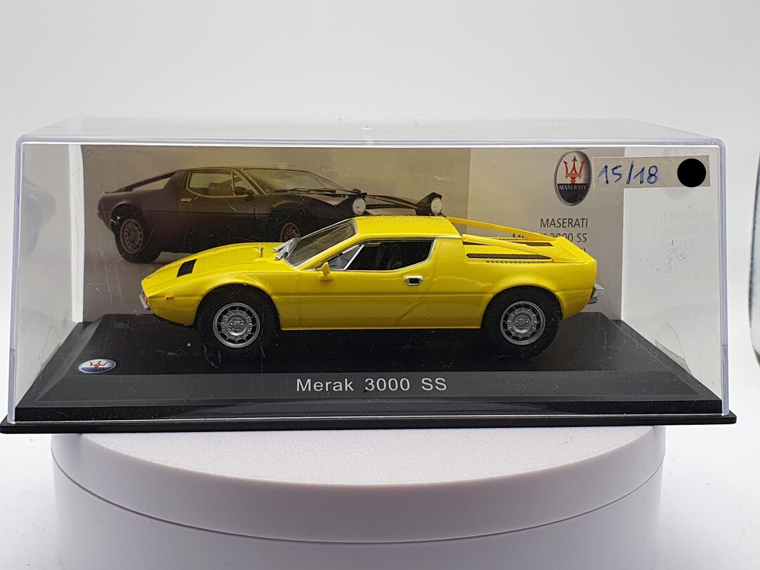 402-445 1/43 マセラティ Merak 3000 SS イエロー Maserati Merak 3000 SS Leo Models 1/43 - Etsy UK