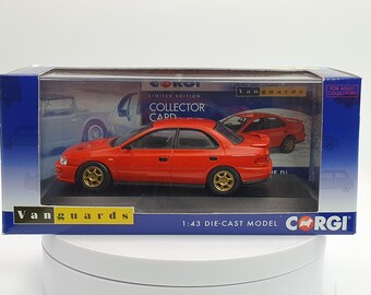 Subaru Impreza Turbo Corgi 1/43 Red