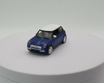 Mini Cooper 1:43 Minichamps Blue - Etsy