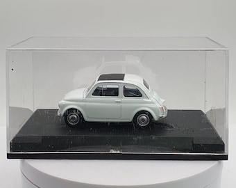 Fiat 500 F Abarth Burago 1/43 White 1965 - Etsy