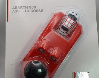 Fiat 500 Abarth Assetto Corse Motorama 1/64 White