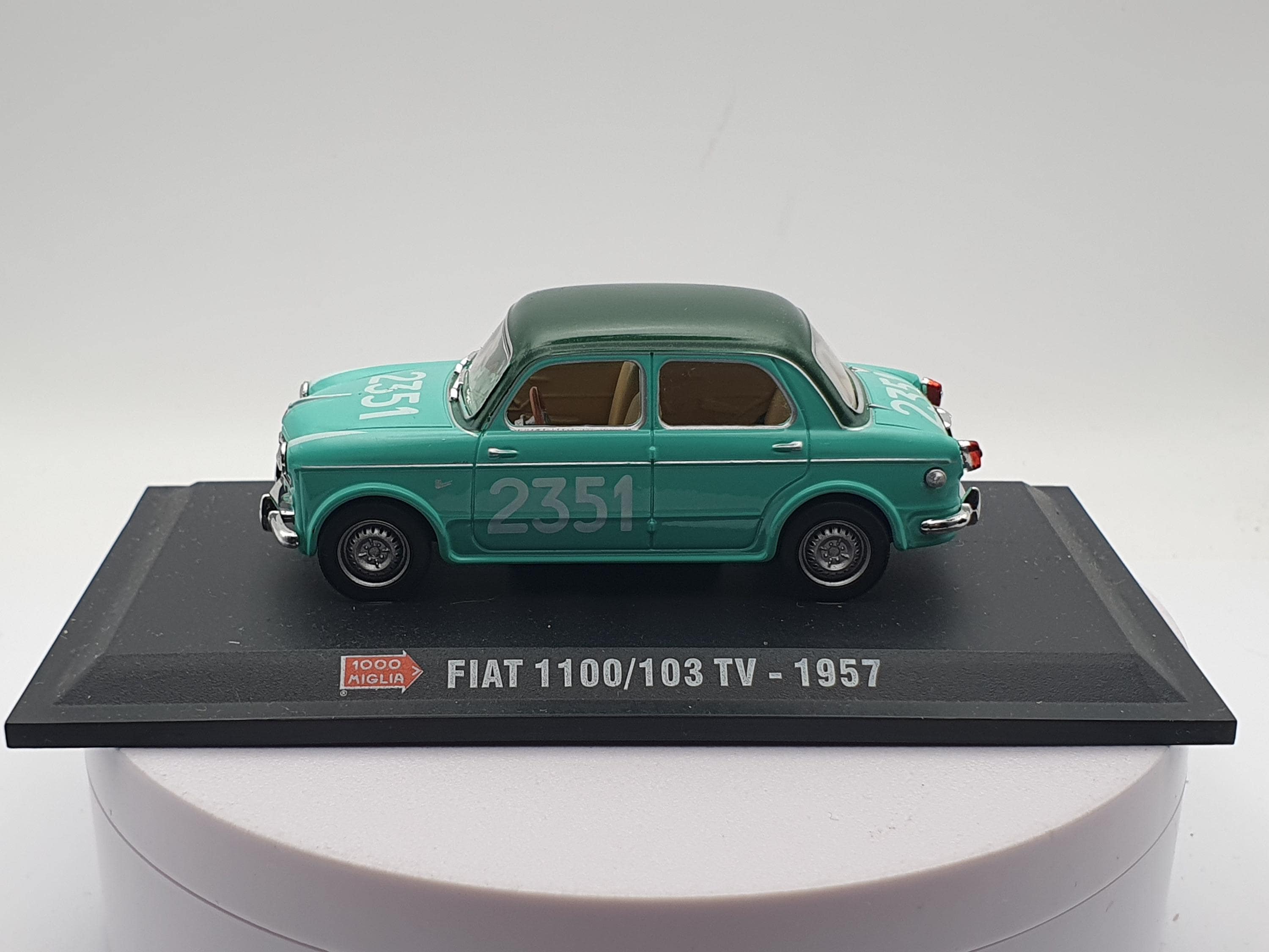 Fiat 1100 103 TV Mille Miglia (1957) Metromodel 1/43 Green - Etsy
