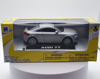 Audi TT Coupè New Ray 1/43 Silver - Etsy