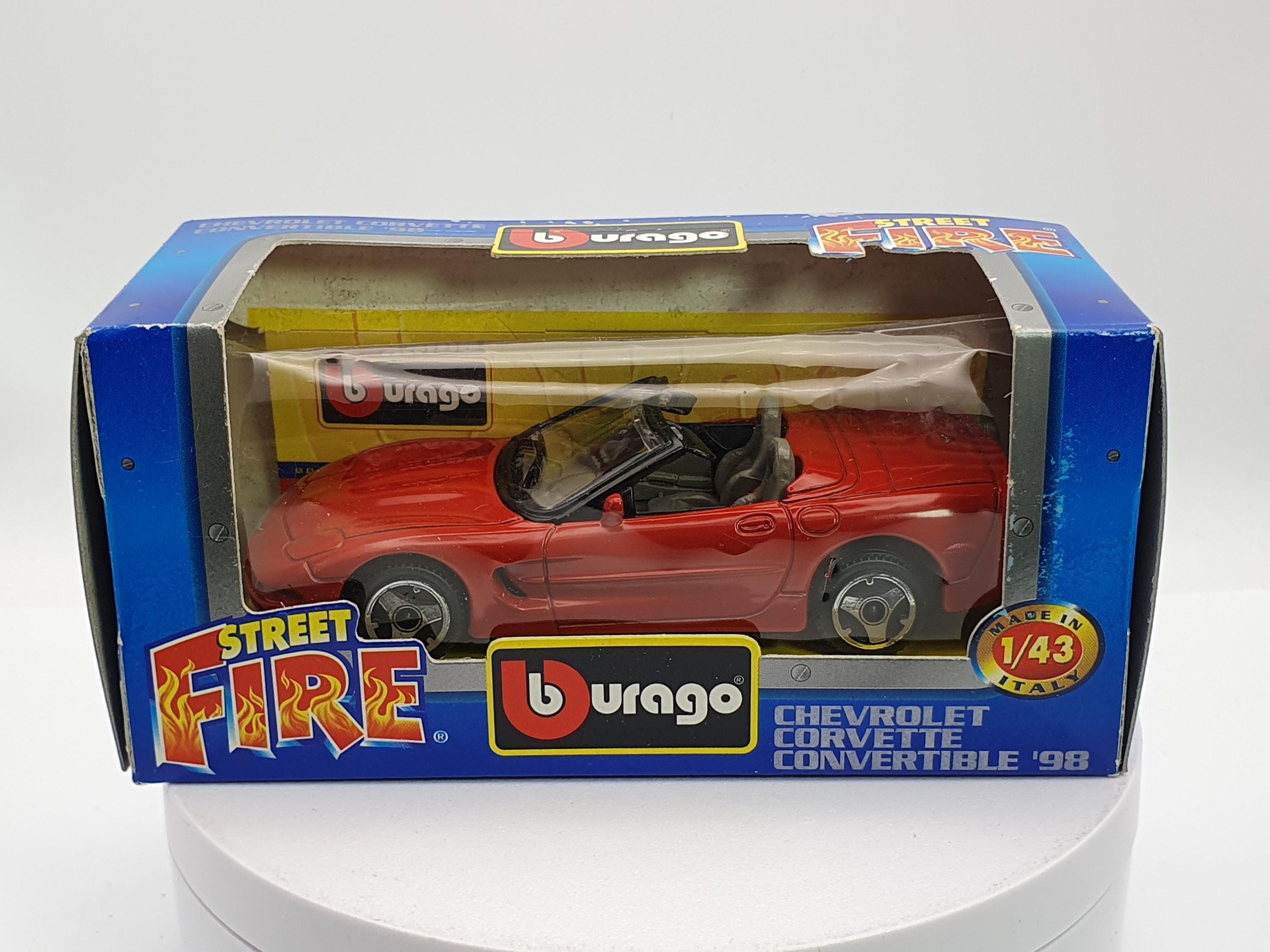 Burago シボレー・コルベット コンバーチブル (1998年型) Chevy Corvette Convertible (1998) Burago 1/43 - Etsy