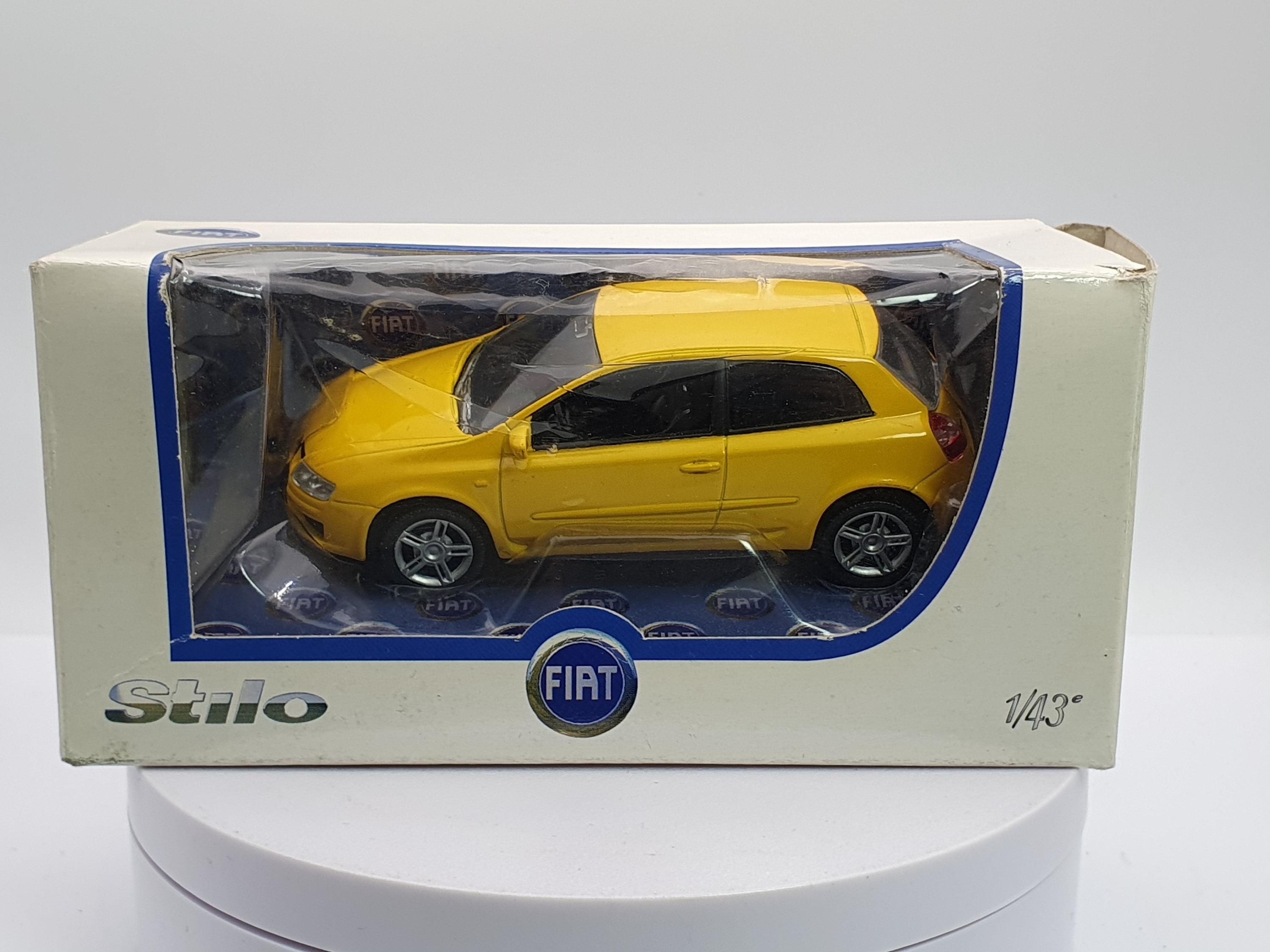 Fiat Stilo Norev 1/43 Yellow - Etsy