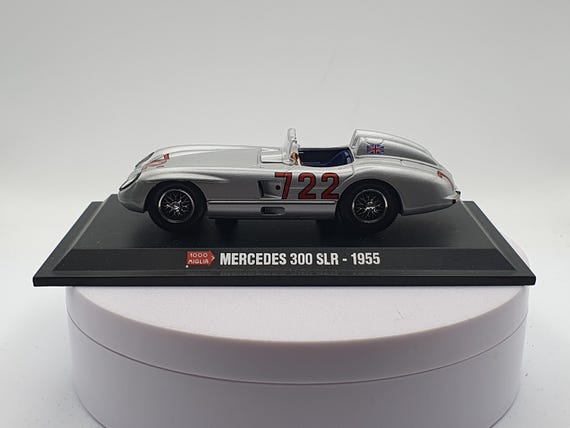 Mercedes Benz 300 SLR Mille Miglia (1955) Newsstand 1/43 Silver - Etsy