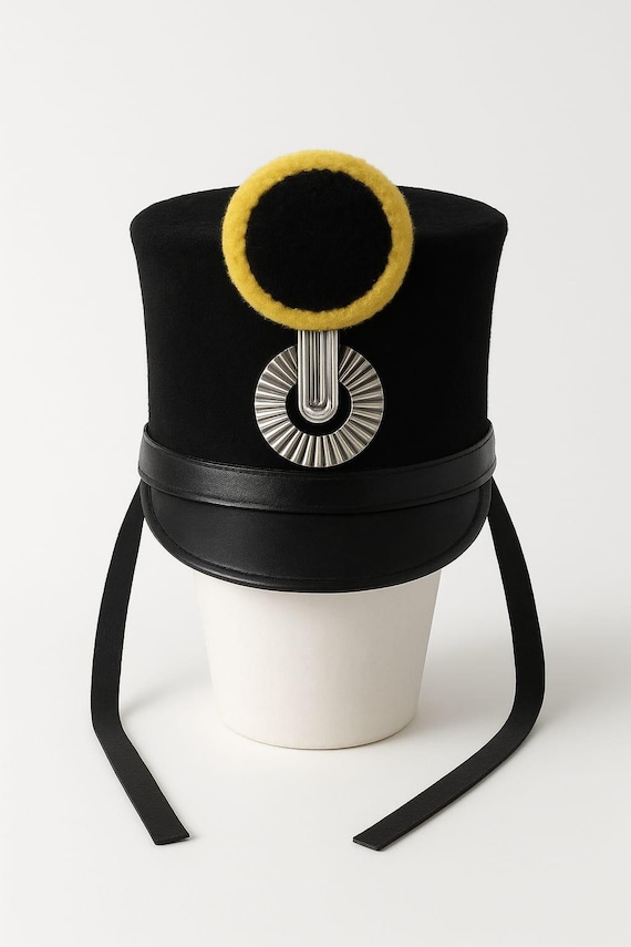 フランス製ナポレオン軍用シャコー帽 | 手作り軍事再現帽子 | 歴史的