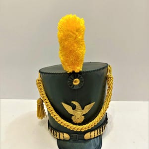 Virginia Militia Officer Bell Crown Shako Hat