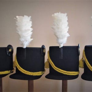 Napoleonic 18th Century British Royal Military officer Shako Hat