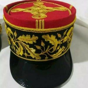 French Military Army Generals Officers Visor Hat Cap Kepi