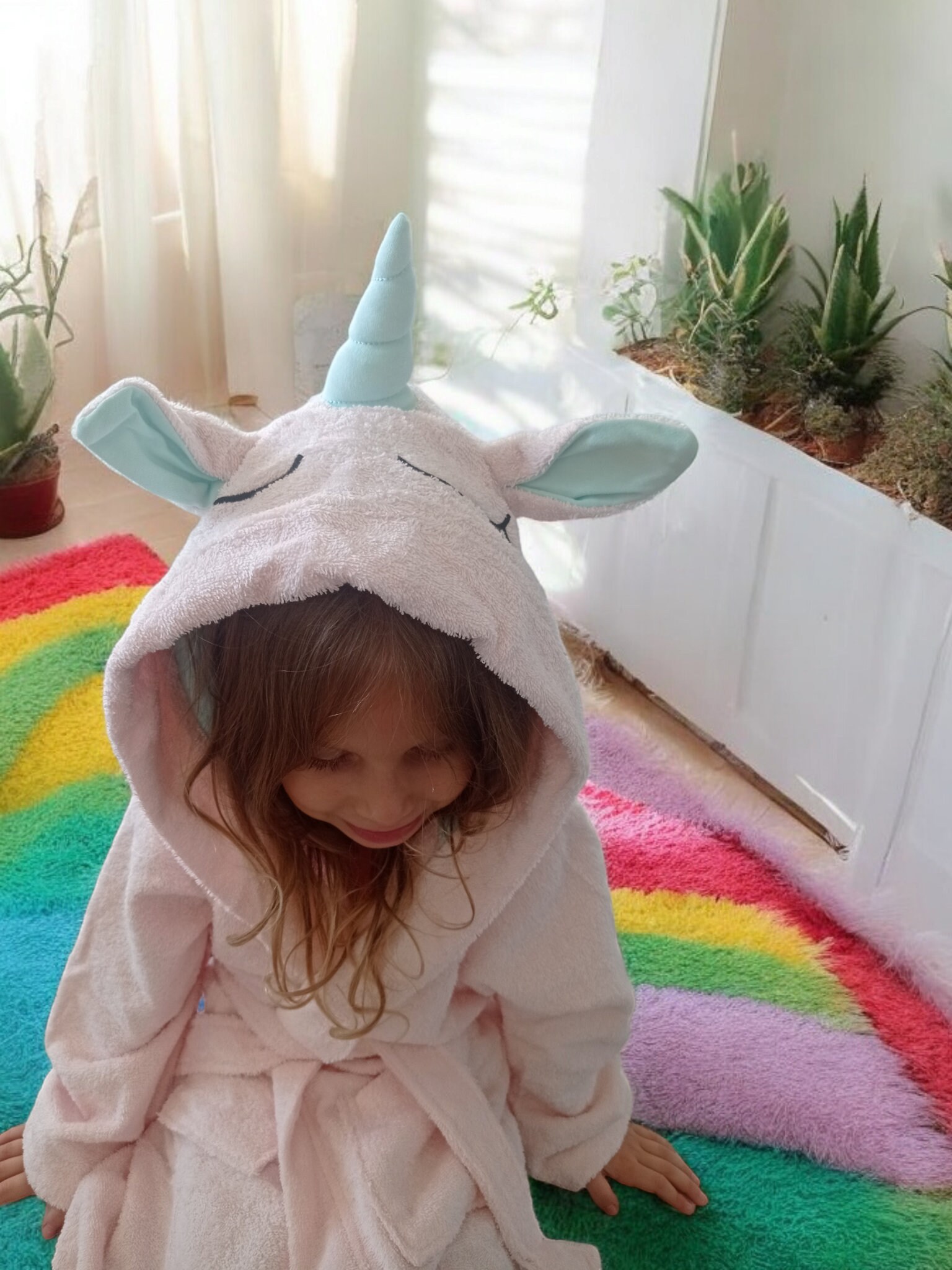 Kids Unicorn Robe Etsy UK