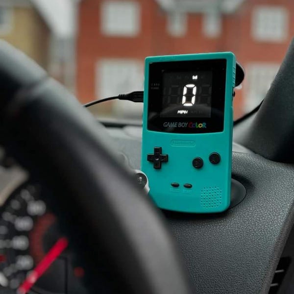 Gameboy Colour GPS Speedo MPH
