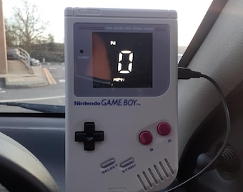 Gameboy Classic GPS Speedo MPH
