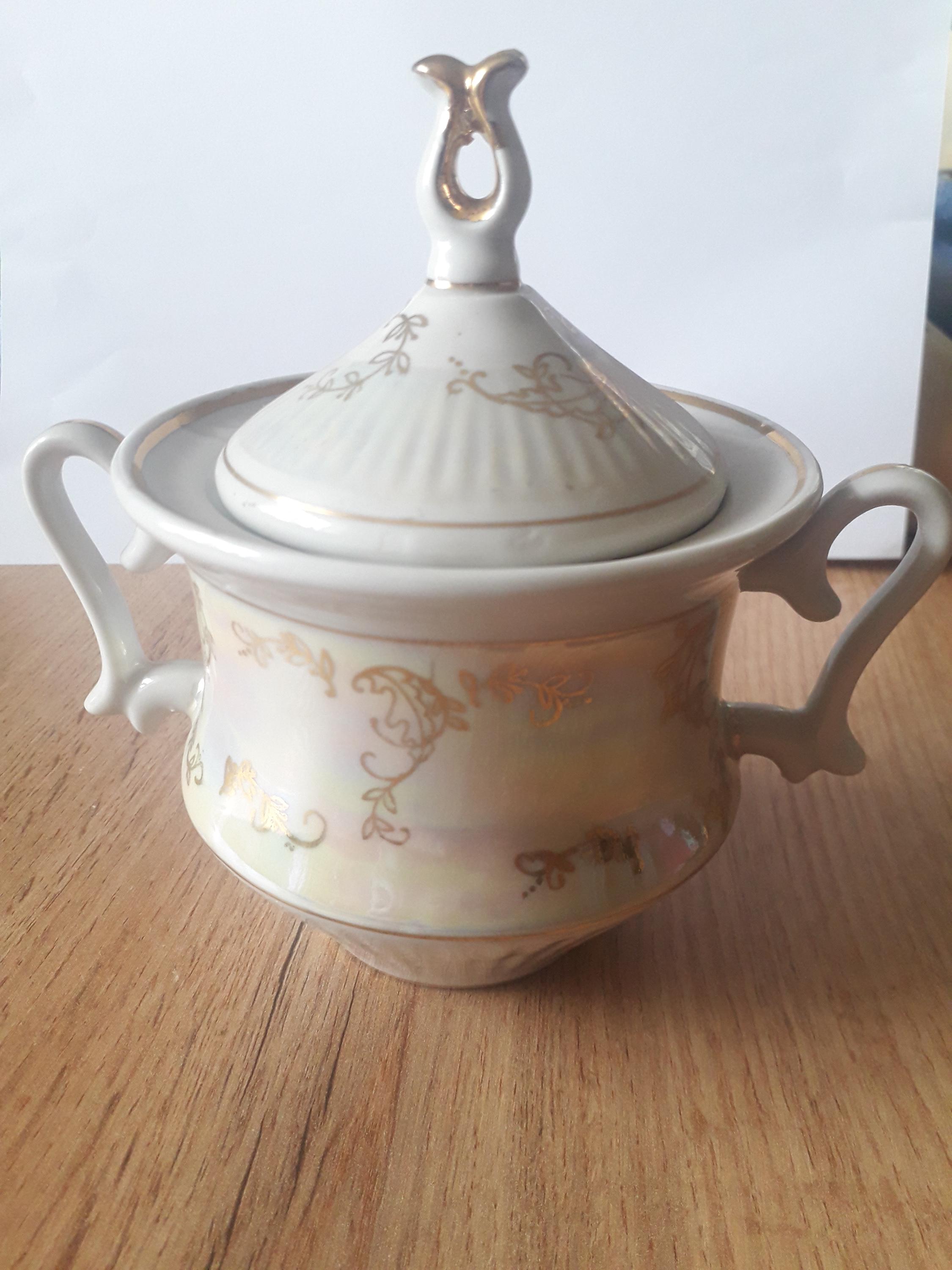 Service à Thé Baranovka Ukraine 1950 – 12 Pièces – Vintage