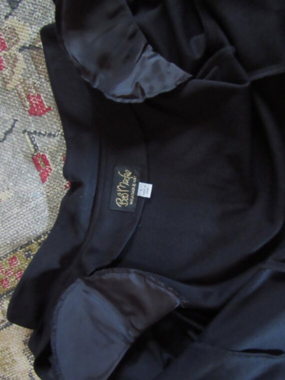 Vintage Bob Mackie Wearable Art knit tuxedo jacket, … Gem