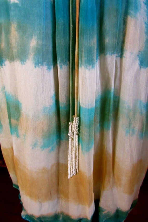 Vintage tie dye dress, party resort cruise harnes… - image 9