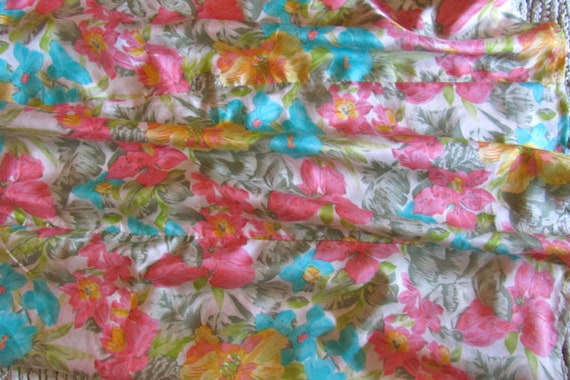 vintage silk floral print skirt, Sarah Taylor ski… - image 6