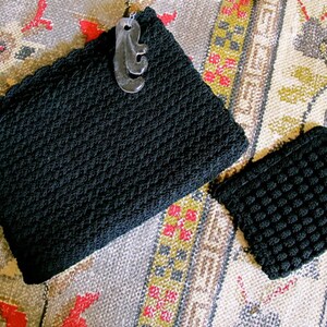 40s black clutch, crochet black bag, deco handle clutch, crochet soutache bag, black envelope purse, film noir handbag, cocktail clutch bag