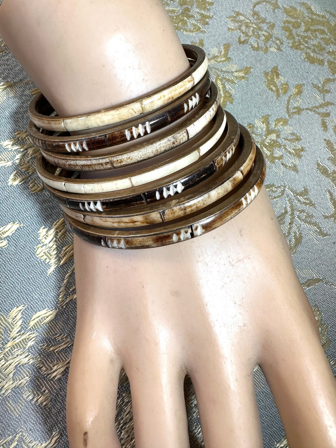 Brass and Bone Bangles main image 1