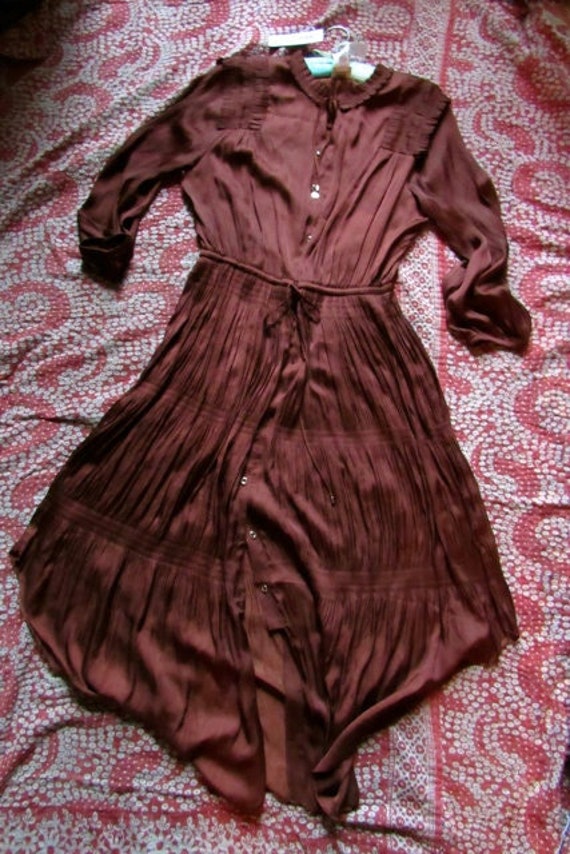 Vintage cinch waist midi dress from Chicos unique… - image 1