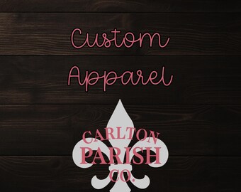 Custom Apparel Design: Personalized Text Tee, Men, Women, Kids