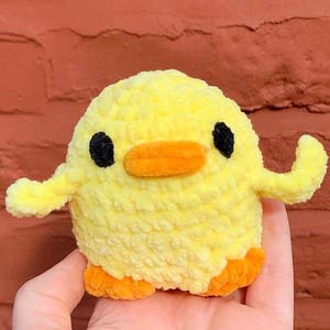 Cute Crochet Bird, Duck Plushie, Mallard Teddy, Pigeon Desk Buddy, Stress Pet, Chick, Chicken, Birb