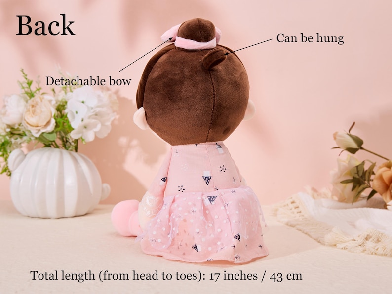 Personalized Baby Doll Gifts,Baby Girl Gift,Custom Baby Girl Doll,Baby Shower Gift,Easter Gift for Kids,1st birthday gift,New baby gift, image 8