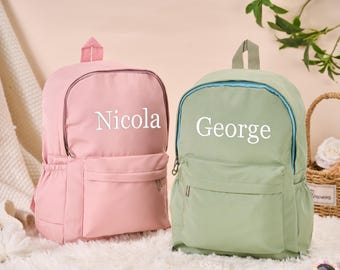 Personalisierte Kleinkind Rucksack, Zurück zu Schulrucksack, Vorschultasche, Kleinkind Bookbag, Kindergarten Geschenk, Zurück zu Schulgeschenk, Baby Mädchen Geschenk