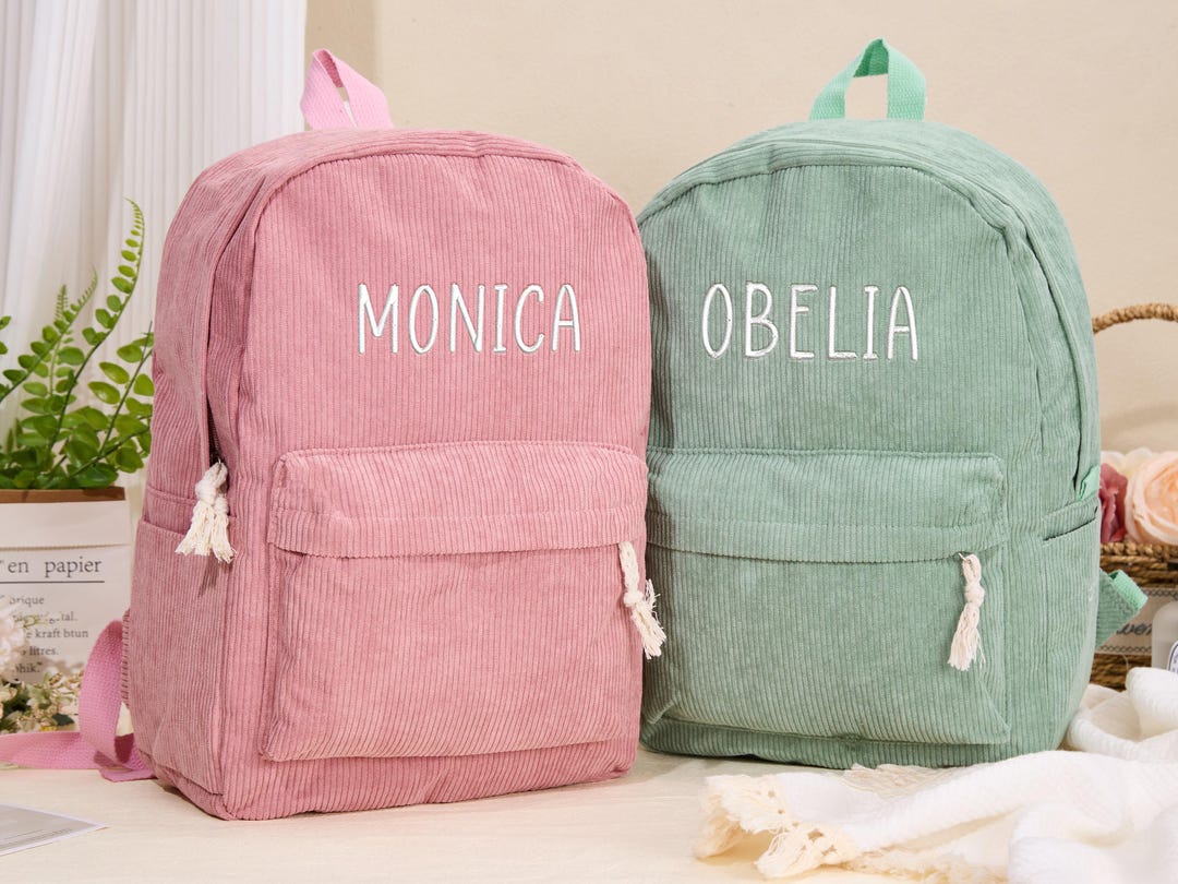 Personalized Baby Backpacks,monogrammed Toddler Backpacks,corduroy ...