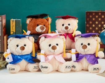 Personalized Graduation Bear 2025, Custom Graduation Gifts, Graduation Teddy Bear, Graduation Keepsake, Grade,high school,College 2025 gift