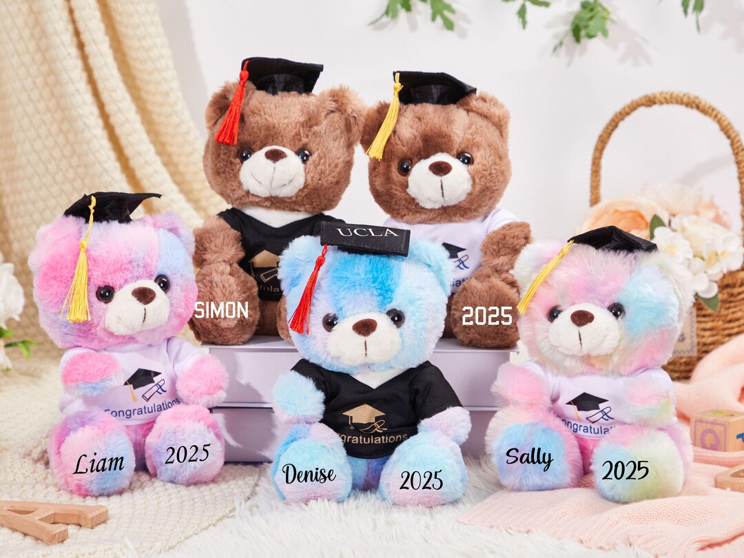 Custom Graduation Teddy Bear 2025 Graduation Gifts Gifts for Graduates ...