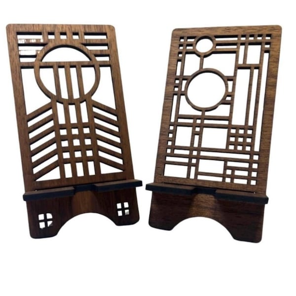 Aranyani Tree of Life Phone Stand for Desk - Hand Carved Wood main image 1