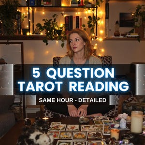 5 Fragen Tarot Legung für Liebe, Beruf & Leben | Schnelle Same Hour Tarot-Lesung mit psychischen Erkenntnissen | Genaue spirituelle Anleitung heute