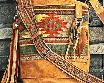 One of a kind handmade purses with bohemian vibe by CrownedCrow