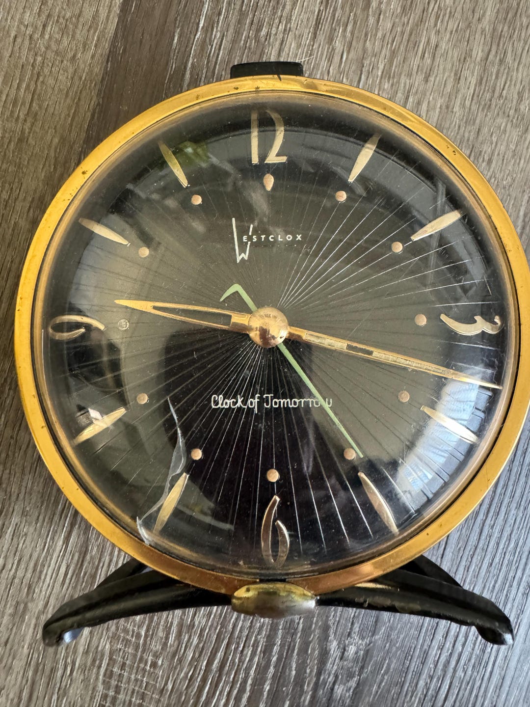 Westclox Clock of Tomorrow, Desk Clock - Etsy