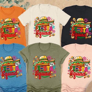 Fiesta Squad Shirt, Mexican Fiesta Shirt, Matching Shirt, Cinco De Mayo Shirt, Fiesta Crew Shirt, Mexican Fiesta Party Shirt, Mexican Gifts
