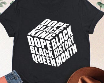 Black King And Black Queen Shirt, Black History Month Shirt, Black Lives Matter Shirt, Black Pride Shirt For Women and Man, African American