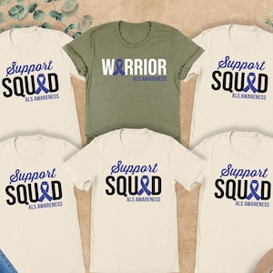 ALS Awareness Support Squad Shirt, ALS Survivors Shirt, Als Support Team, ALS Warrior Shirt, Als Fighters Shirt, Als Ribbon Shirt, Als Gift