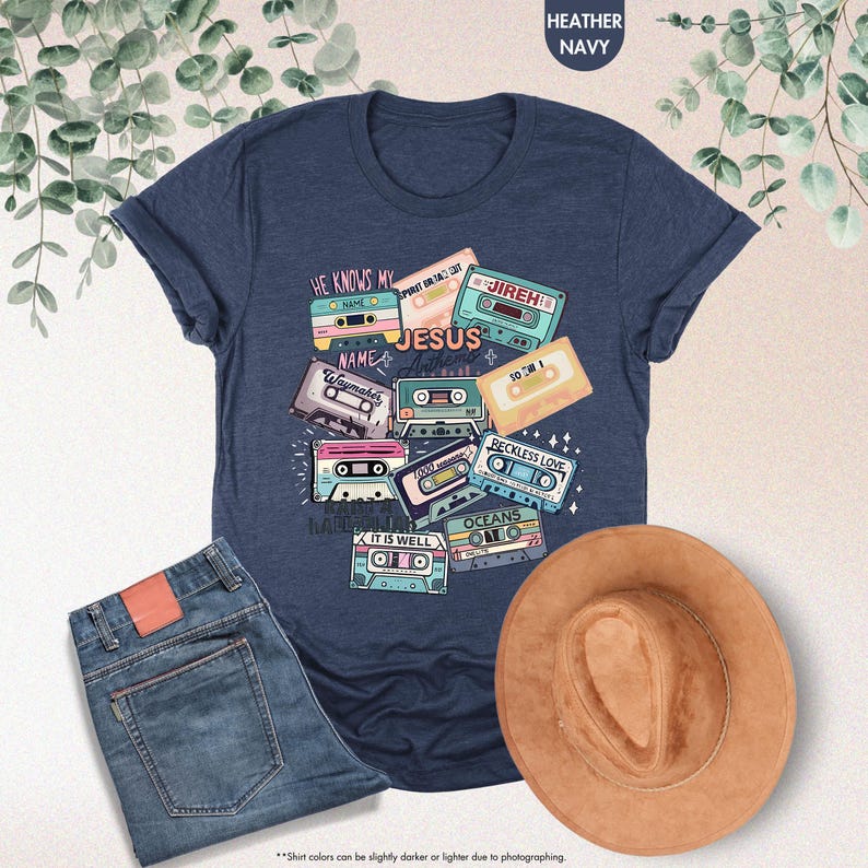 Jesus Anthems Shirt, Jesus Cassette Shirt, Christian Song Shirt, Jesus Lover Shirt, Faith Christian Shirt, Trendy Christian Shirt, Boho Tee image 10