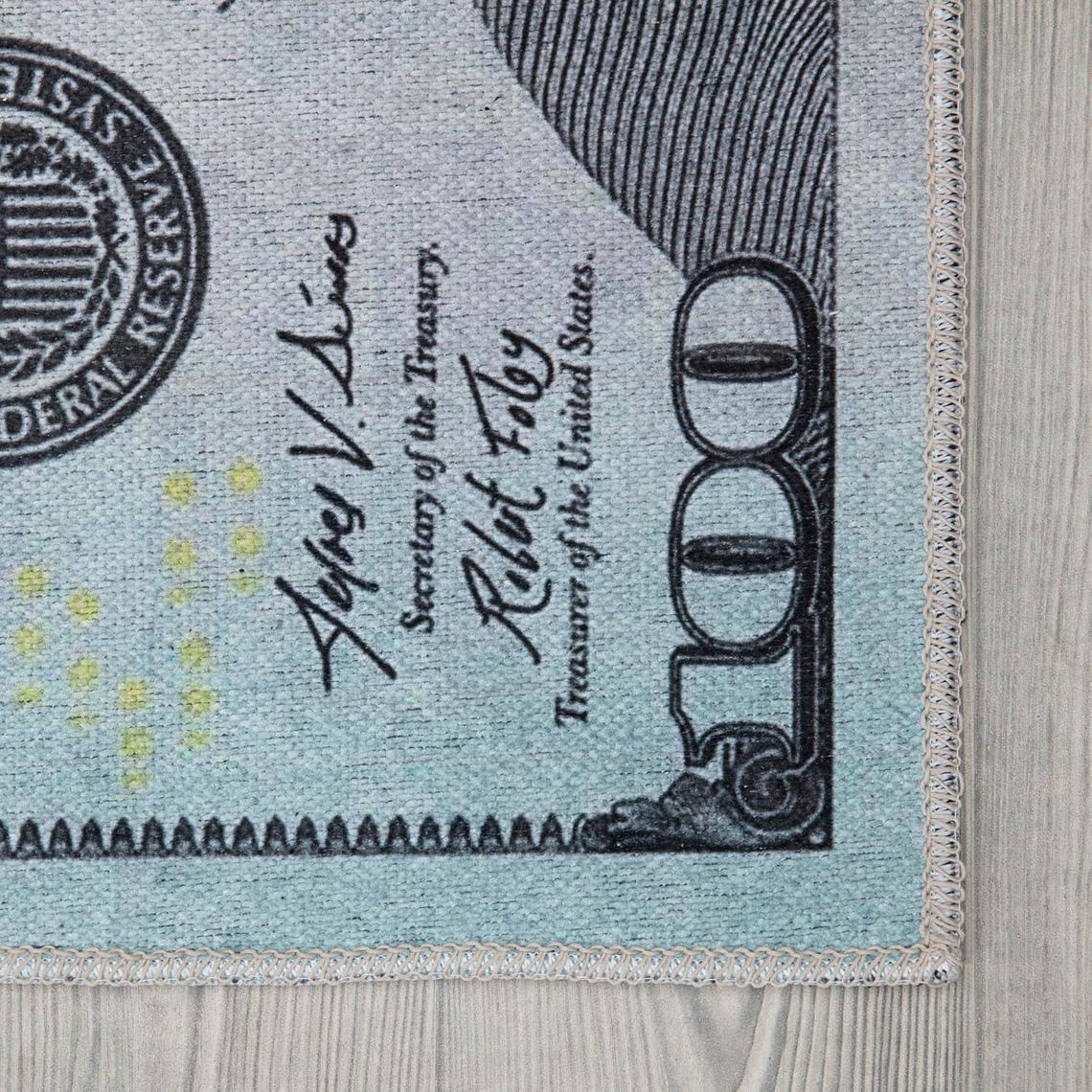 100 Dollar Bill Rug - Money Runner Rug for Living Room, Kitchen ...