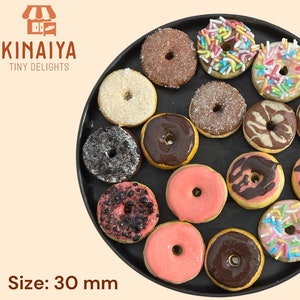 Handmade Doughnut Magnets – Cute & Colorful Fridge Decor, Bakery Kitchen Gift, Donut Lover Accessories