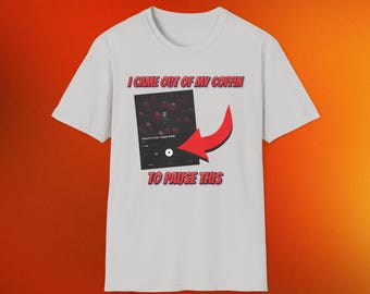 Ik kwam uit mijn kist om deze KSI-meme-T-shirt te pauzeren