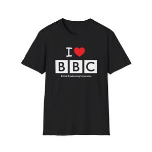 I heart BBC Shirt, Funny, Humorous Graphic T-Shirt