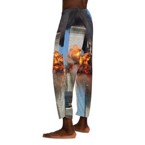 Pantalon de pyjama complet meme du 11 septembre, pantalon rigolo image 5