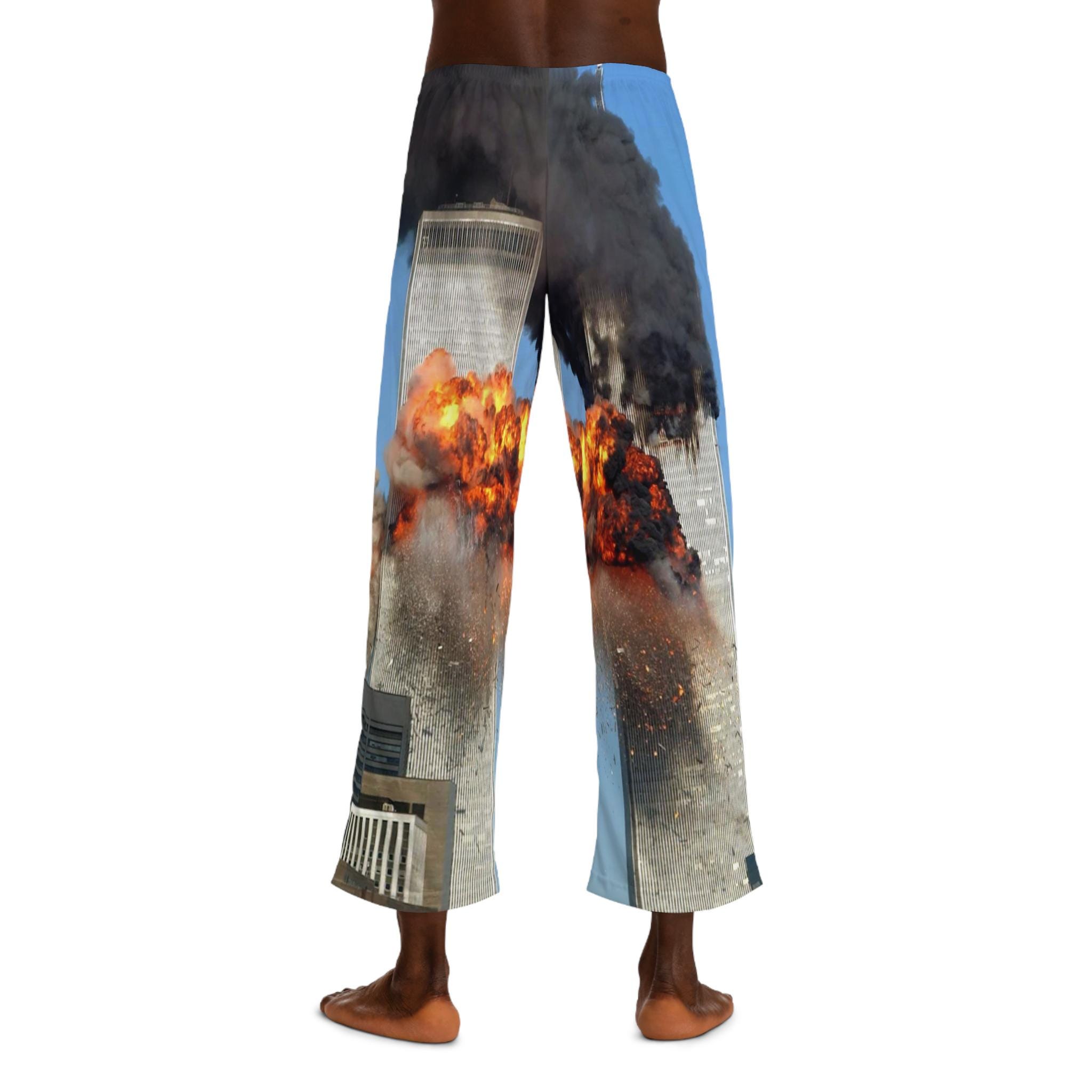 9/11 Meme Full Pajama Pants, Funny Pants - Etsy