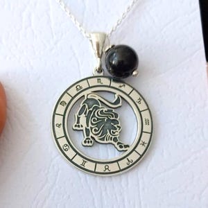 Leo Pendant Necklace - Zodiac Necklace 925 Sterling Silver - Astrology Gift - Zodiac Pendant - Leo Necklace - Zodiac Pendant Necklace