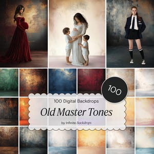 Old Master Backdrops Mutterschaft Hintergrund Texturen, Portrait Overlays Studio Backdrop Overlays Fotografie, Digitale Hintergründe